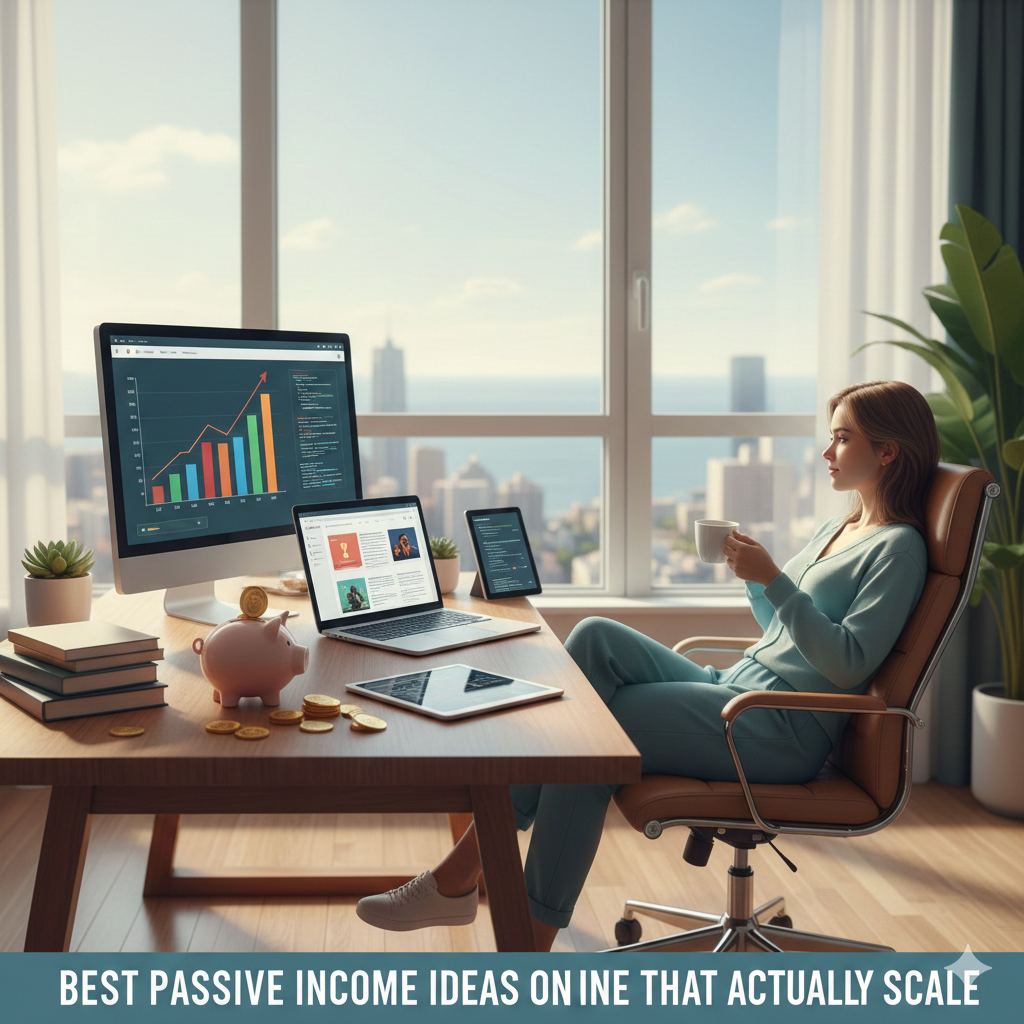Best Passive Income Ideas Online That Actually Scale